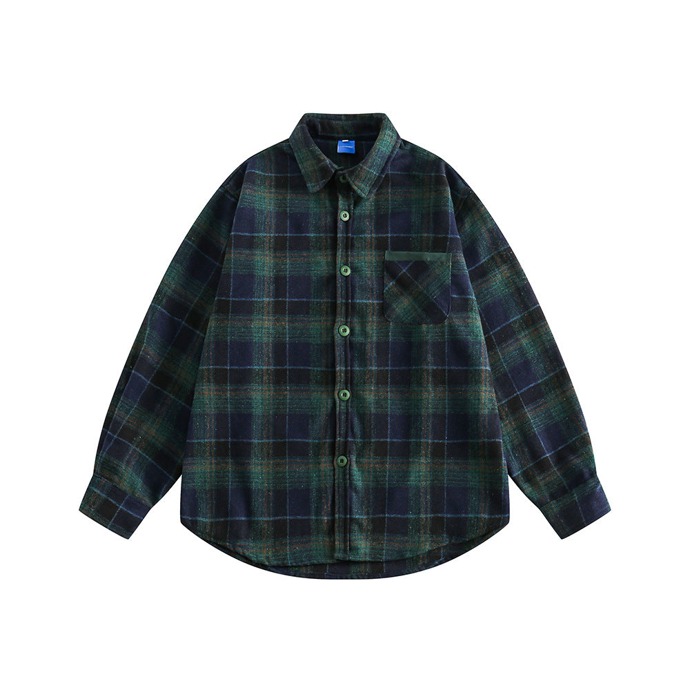 Long Sleeved Checkered Shirt for Casual Wear