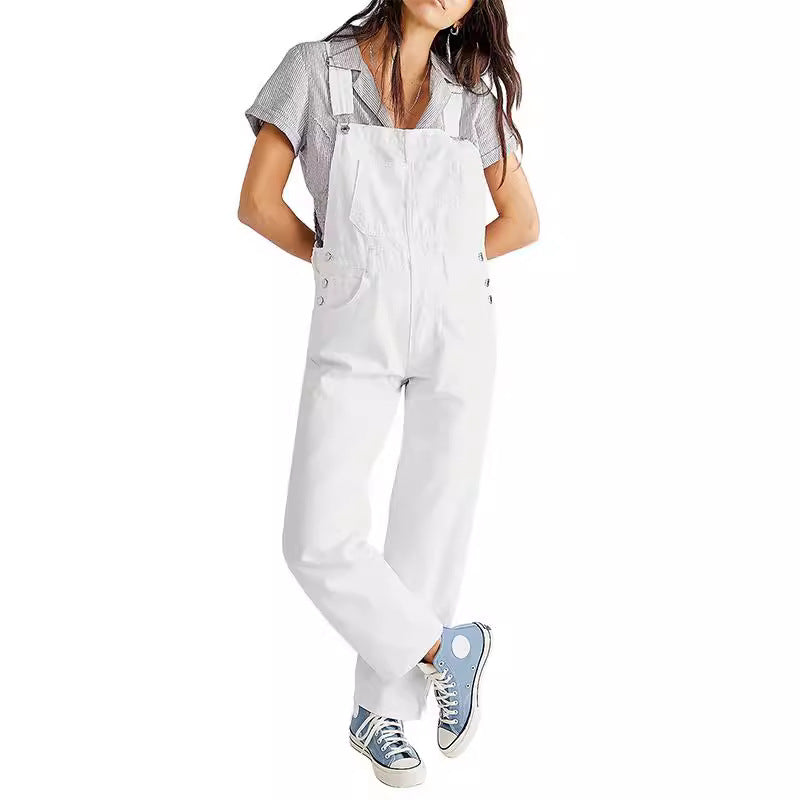 Denim Strap Pants for Women