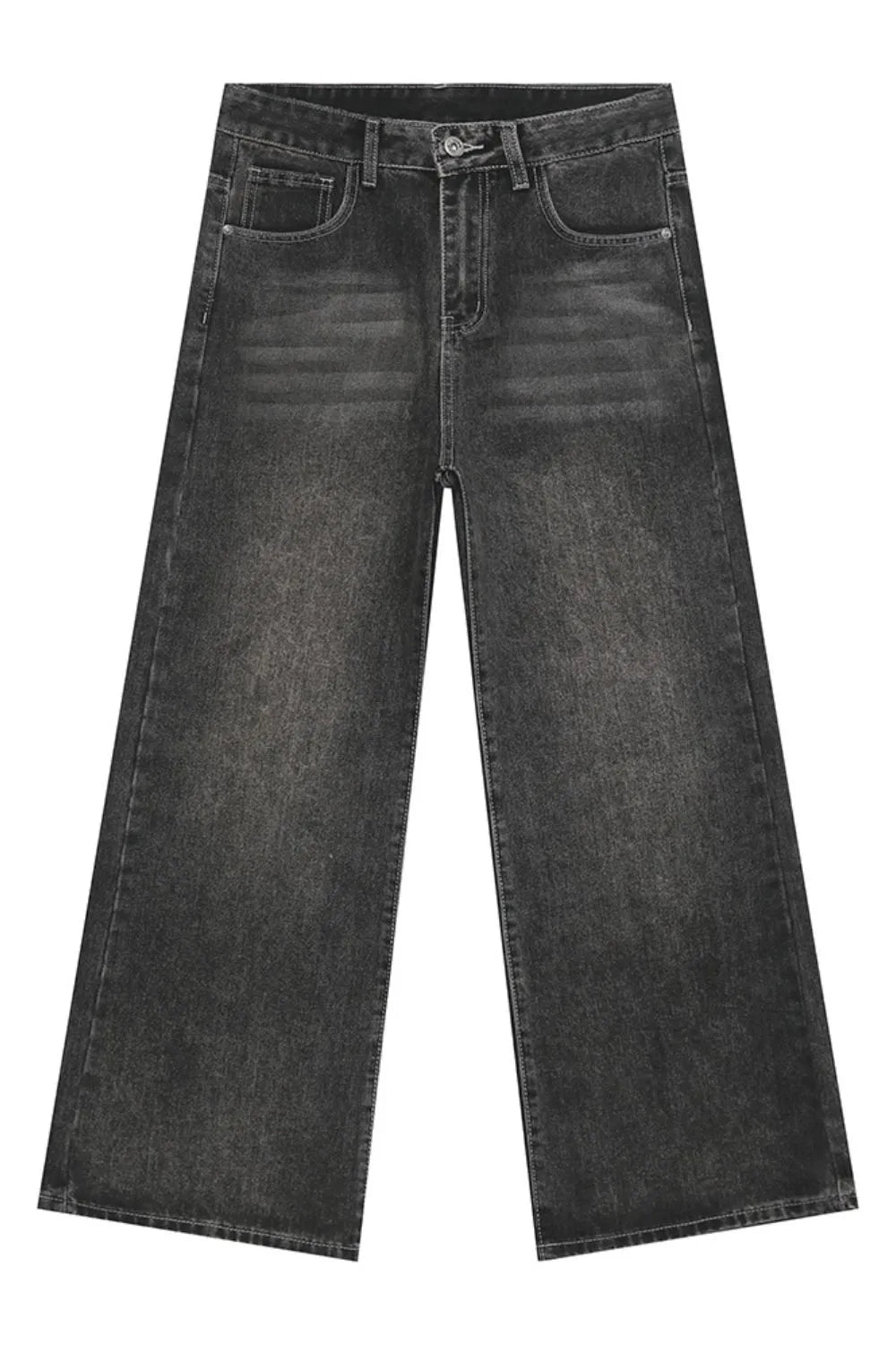 Premium Wide Leg Men's Jeans with Pockets