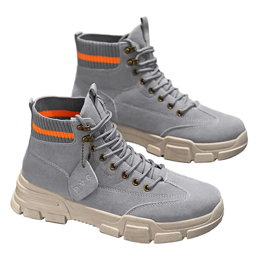Men's Retro High-Top Boots Work