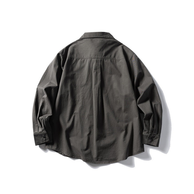 Splicing Design Wide Casual Loose Shirt