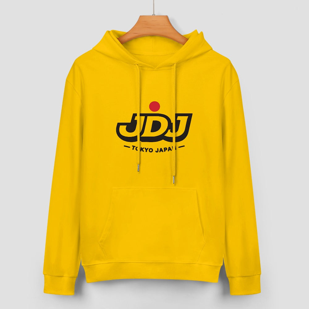 JDJ Tokyo Logo Pure Cotton Hoodie - Yellow