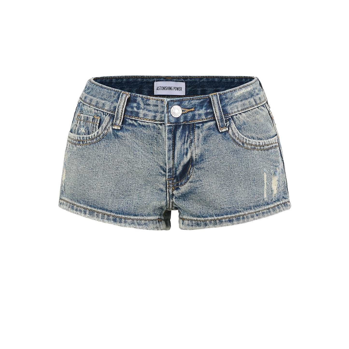 Slim Fit Sexy Washed Denim Shorts for Stylish Comfort