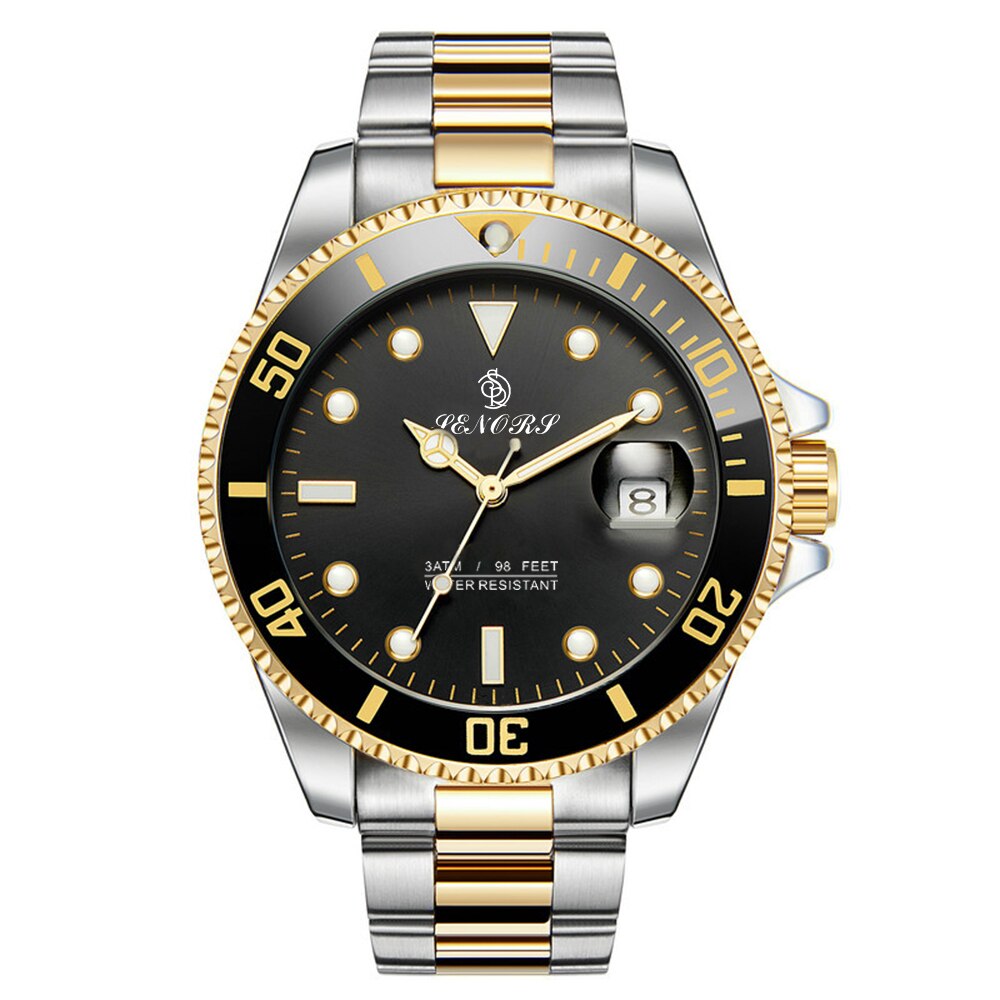 Luxury Men's Automatic Black Watch - Stainless Steel, Waterproof Business Sport Mechanical Wristwatch Sub Mariner