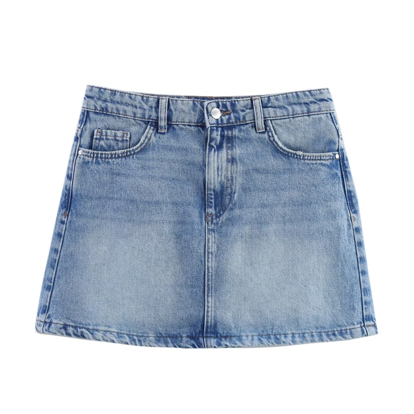 Vintage Denim Mini Skirt for Women