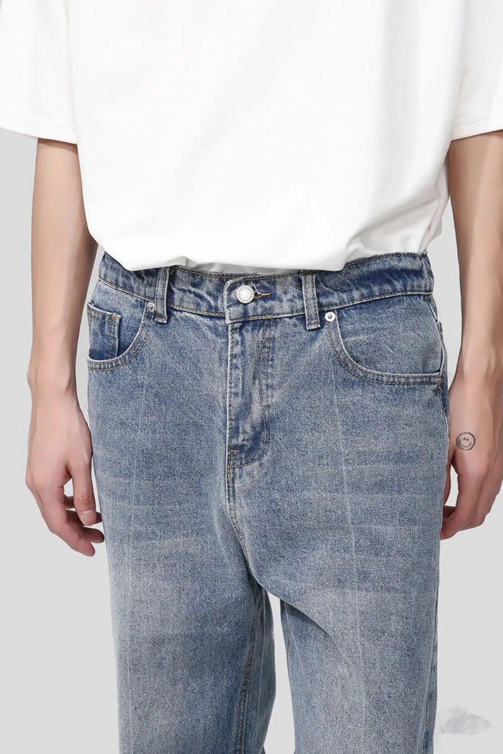 Premium Baggy Jeans with Pockets - Japanese Denim