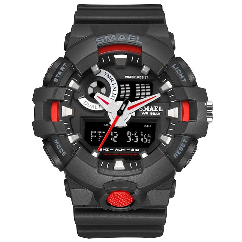 Cowboy Sport Watch New Men Military Watches Analog Army Digital Wristwatch 8001 Waterproof Clock Men