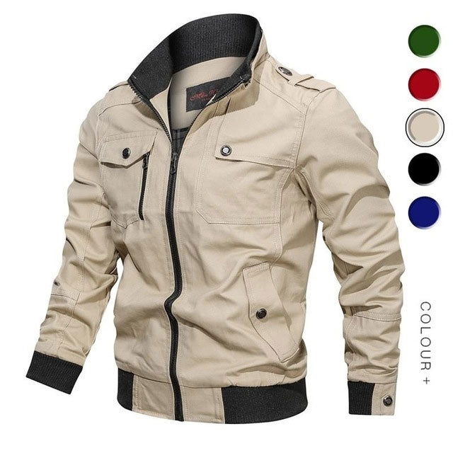 Military Jacket Men Cotton Windbreaker Pilot Coat Army Men