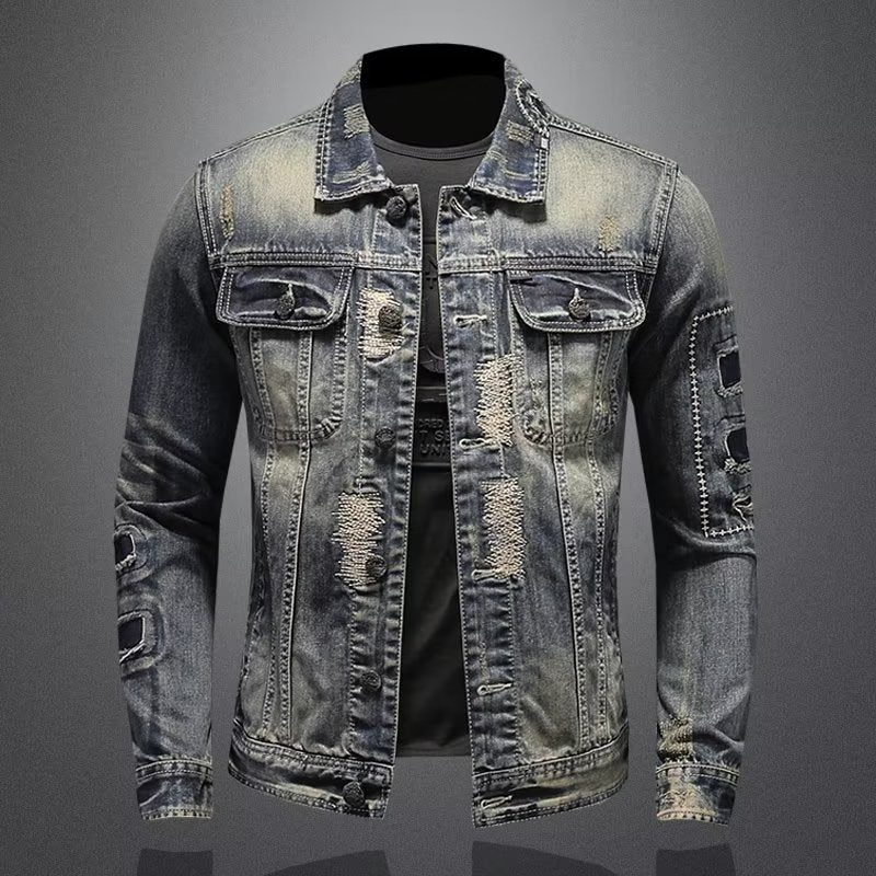 Men's Casual Denim Work Jacket