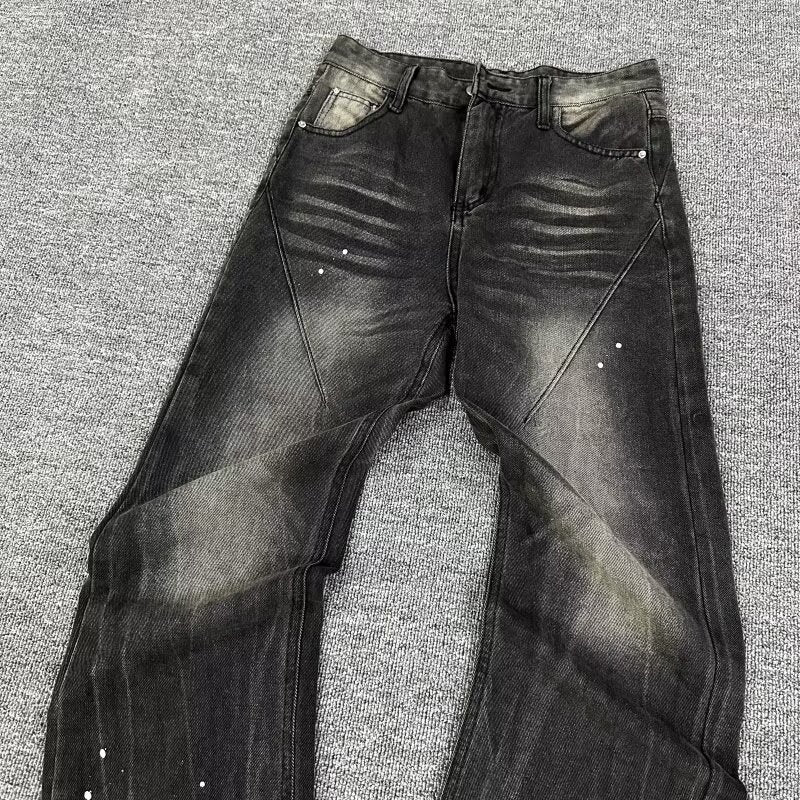 Splash Ink Jeans Men's Loose Straight Leg Pants