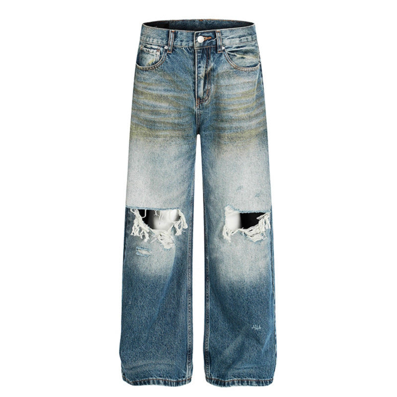 Premium Ripped Denim Pants for Men and Women