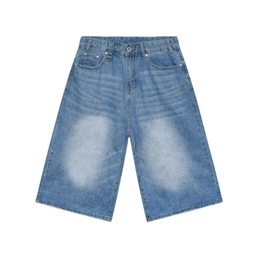 American Retro Distressed Denim Shorts