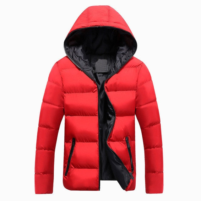 Men's Slim Fit Hooded Windbreaker Fashion Overcoats