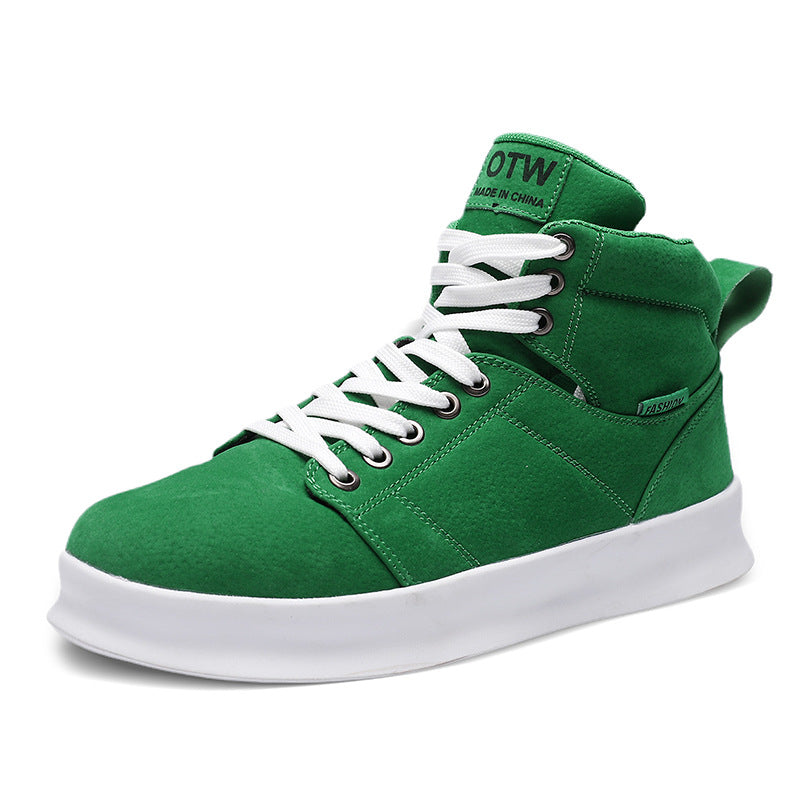 High Top Suede Board Shoes – Breathable Sports Casual Shoes for Men