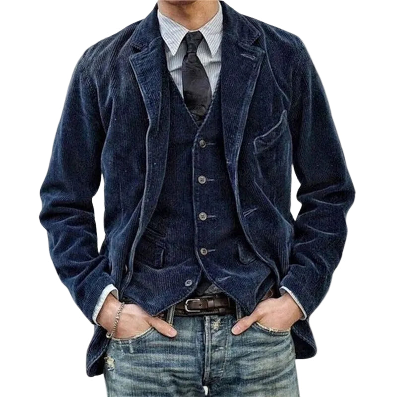 Men's Casual Solid Color Jacket for Men