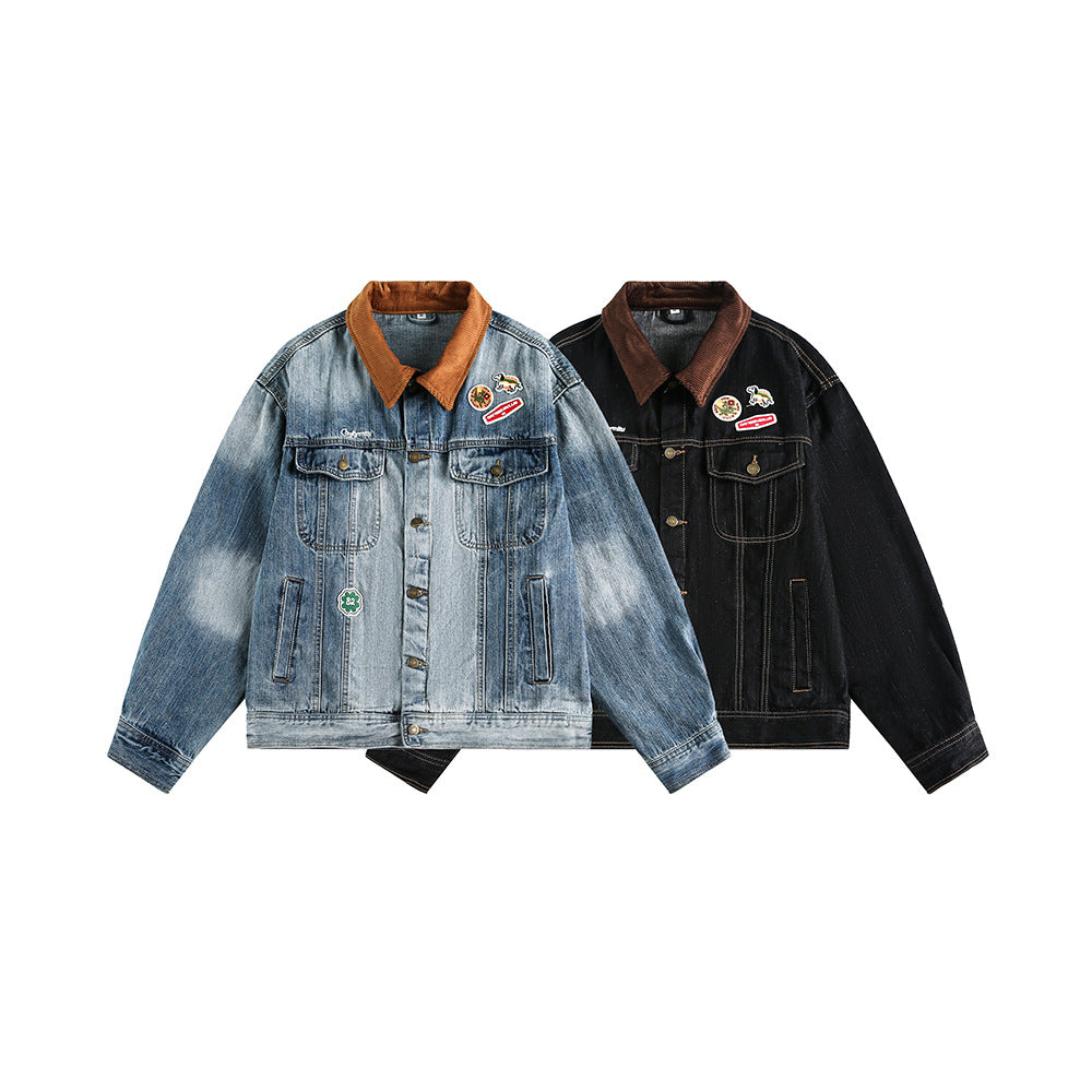 High-Street Loose Fit Denim Jacket