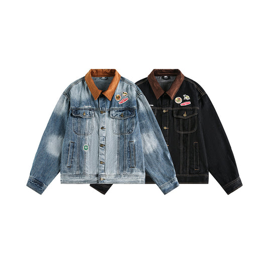 High-Street Loose Fit Denim Jacket
