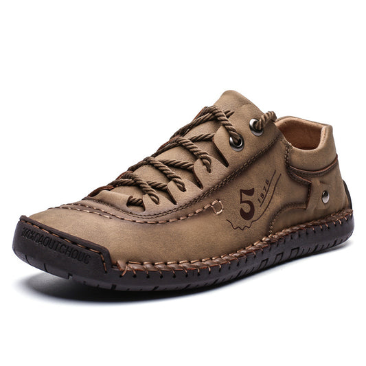 Casual Men's Japanese Lace-Up Leather Shoes