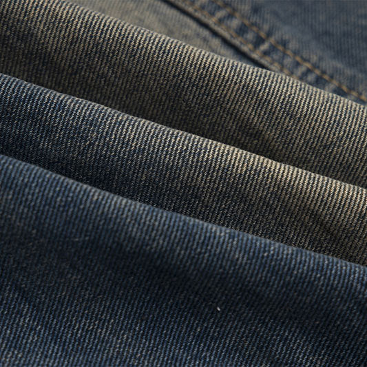 Vintage-Style Deconstructed Denim Jacket