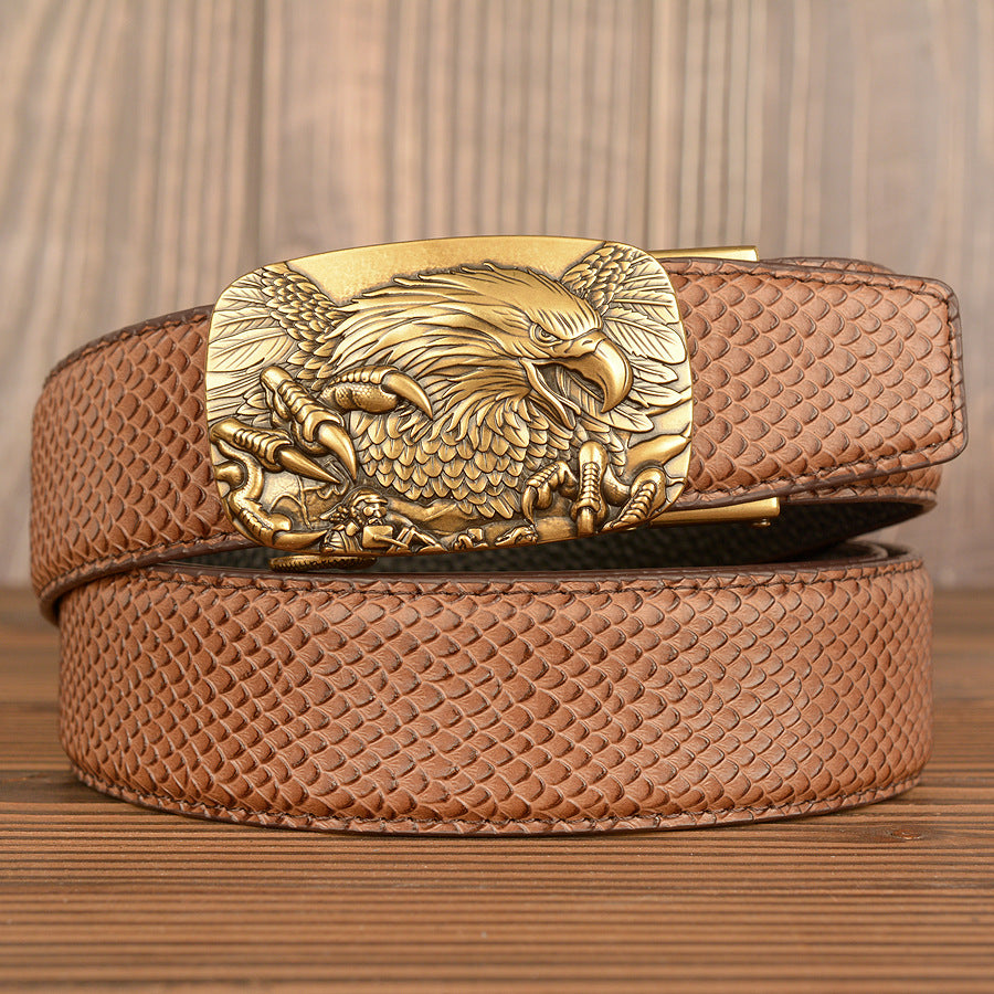 Top Layer Cowhide Belt Men