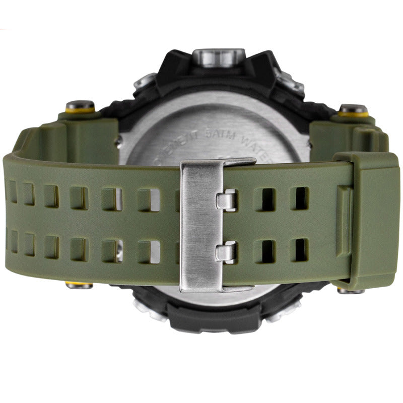 Waterproof Multifunctional Men's Sports Watch Trend Large Dial Electronic Watch