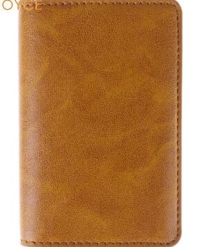 Men's Metal Card Holder - RFID Credit Card Holder - Leather