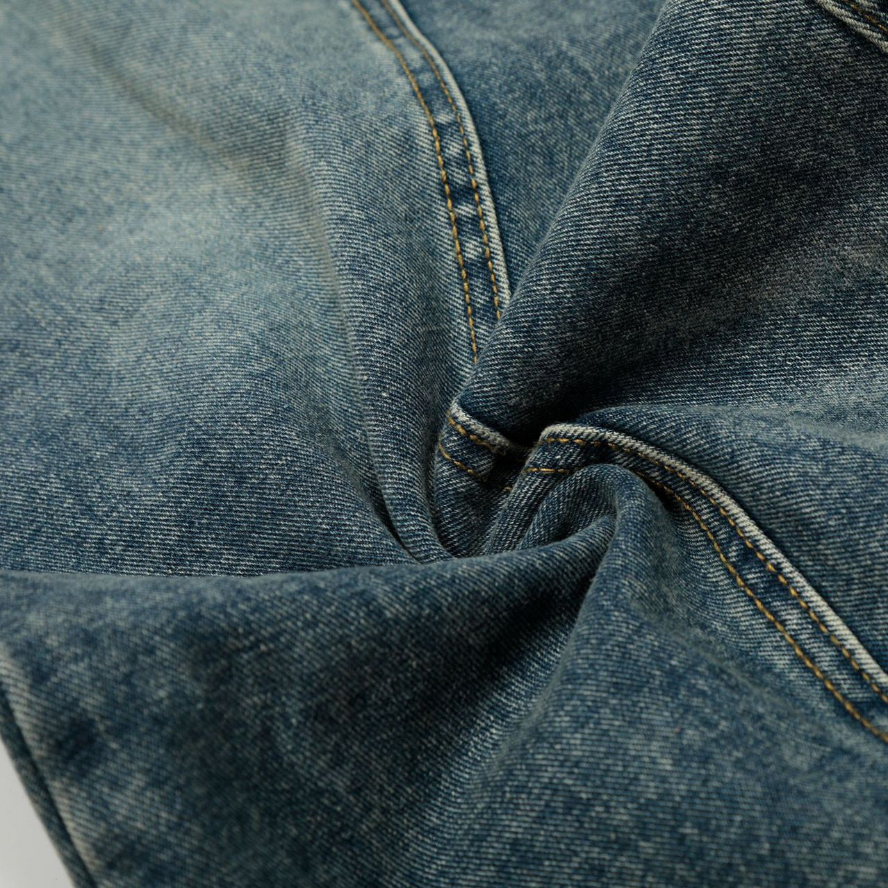 High-Street Unique Design Denim Long Pants