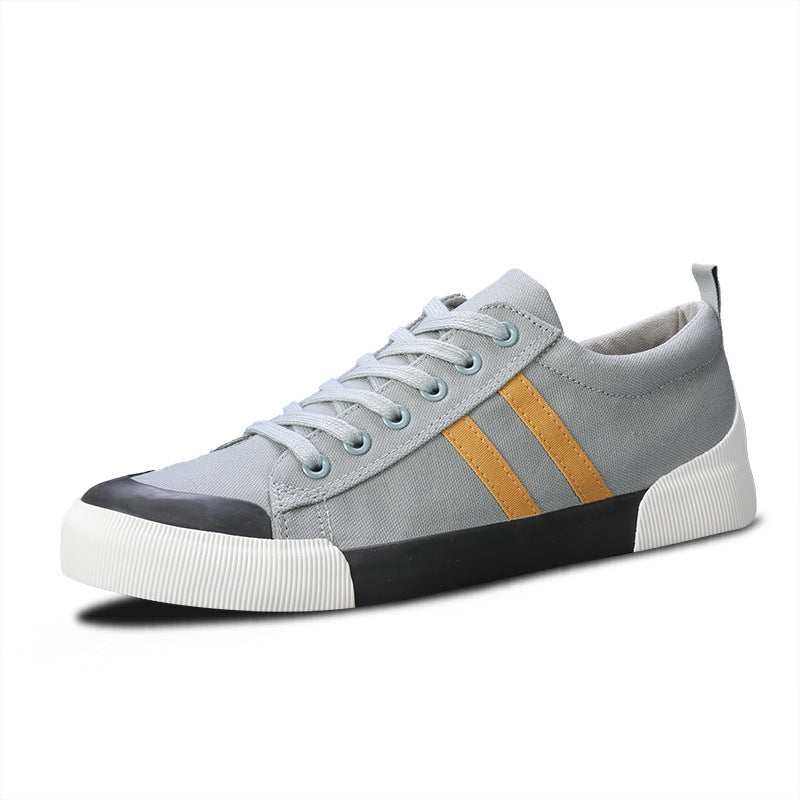 Men's Lightweight Breathable Canvas Low Top Sneakers