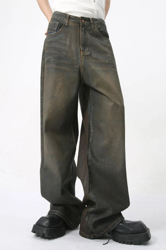 Premium Wide Leg Men's Jeans with Pockets