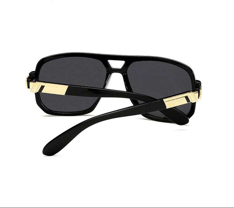 Square Sunglasses for Men and Women Celebrity Style Flat Lens Eyewear