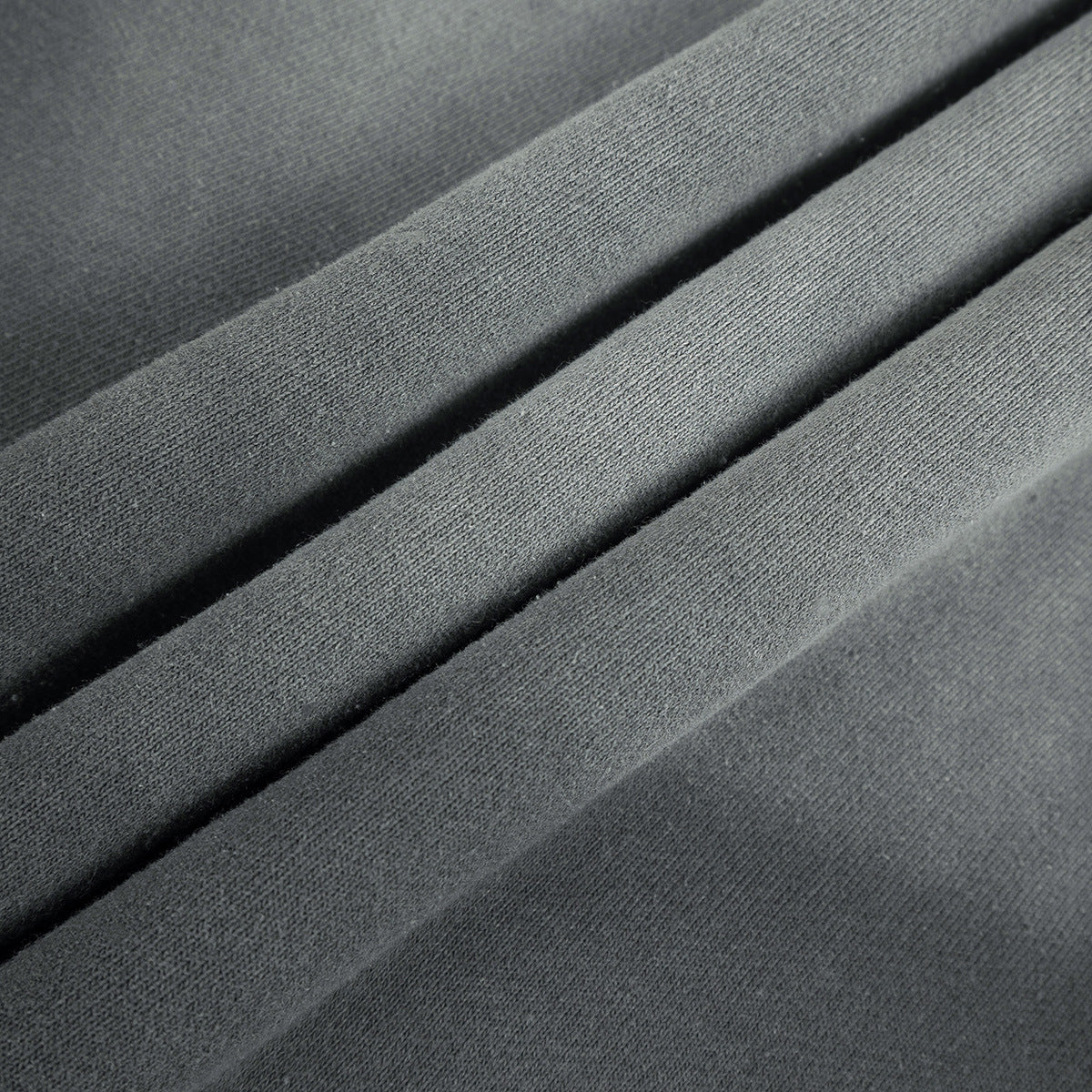 Distressed Ripped Fleece Lined Crewneck Sweatshirt