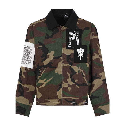 Women's Camouflage Denim Jacket – Premium Quality, Durable, Modern Style