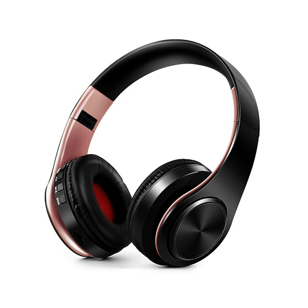 Wireless Bluetooth Headphones Over Ear With Mic Stereo Sound