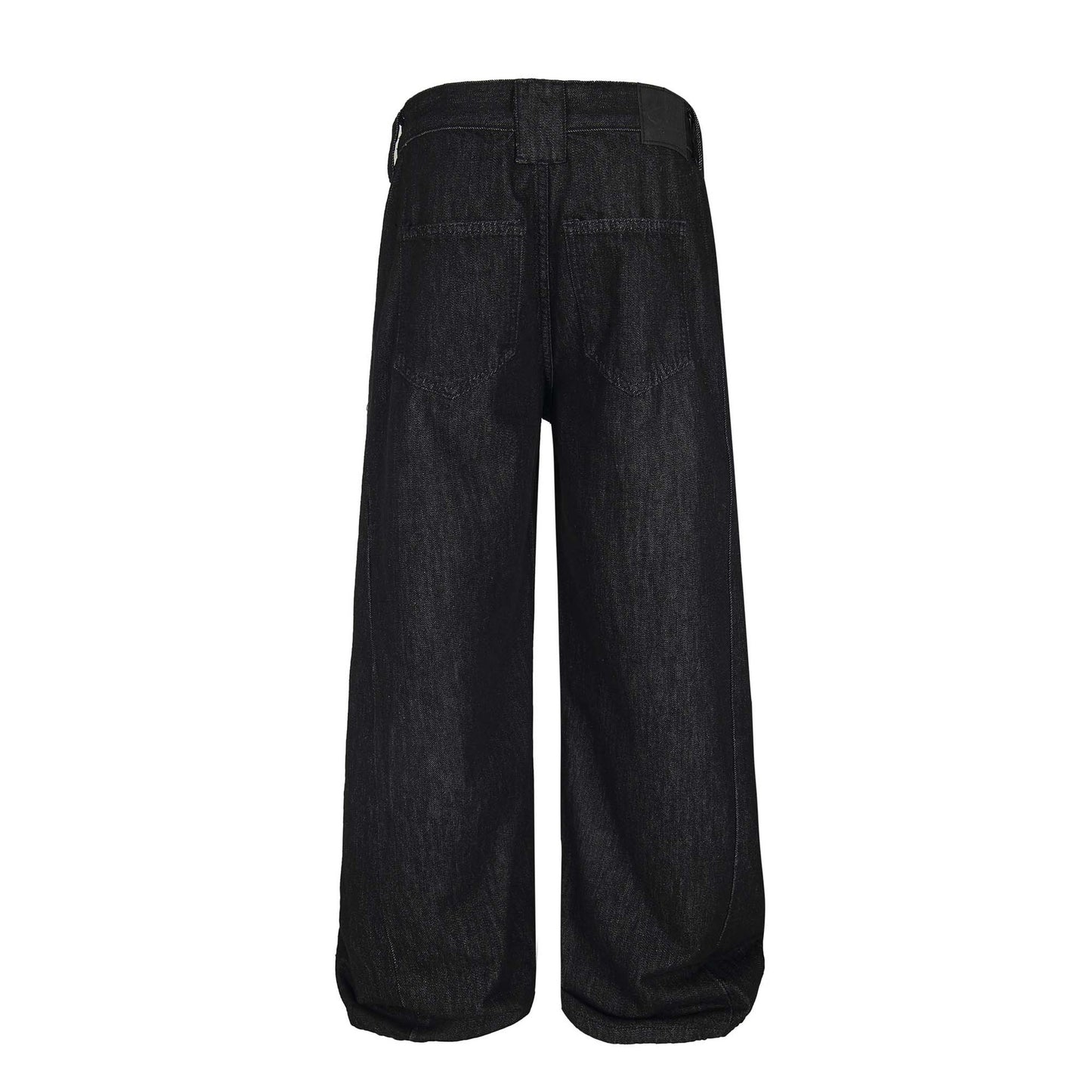 Pleated Denim Pants