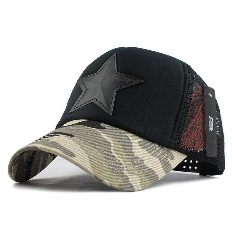 Camouflage Mesh Baseball Cap Swag Snapback Desert Camo