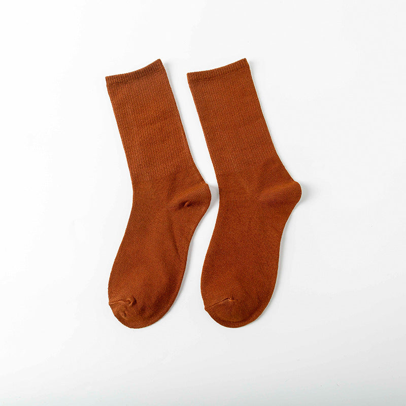 Japanese Cotton Socks - Two Stripe Retro Look