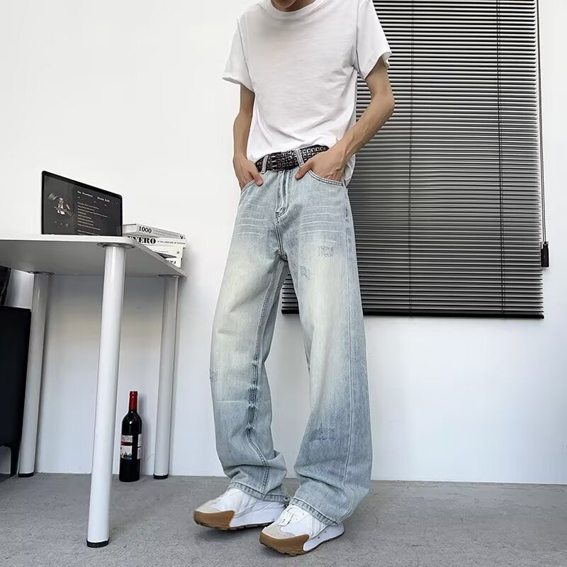 Loose and Versatile Cool Straight Leg Wide Leg Pants
