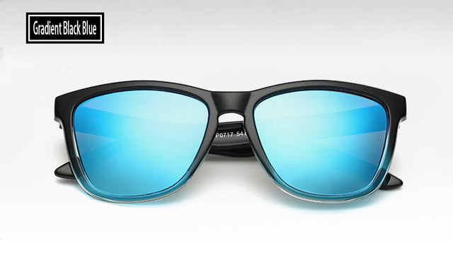 Polarized Sunglasses With Gradient Colors And Mirror Coating