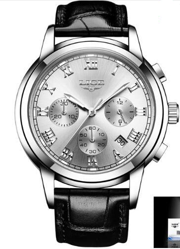 Men's Casual Business Waterproof Watch Multi-Function Luminous Watch