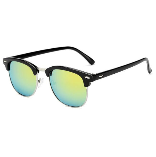 Semi Rimless Polarized Sunglasses Unisex UV400 Protection Half Frame
