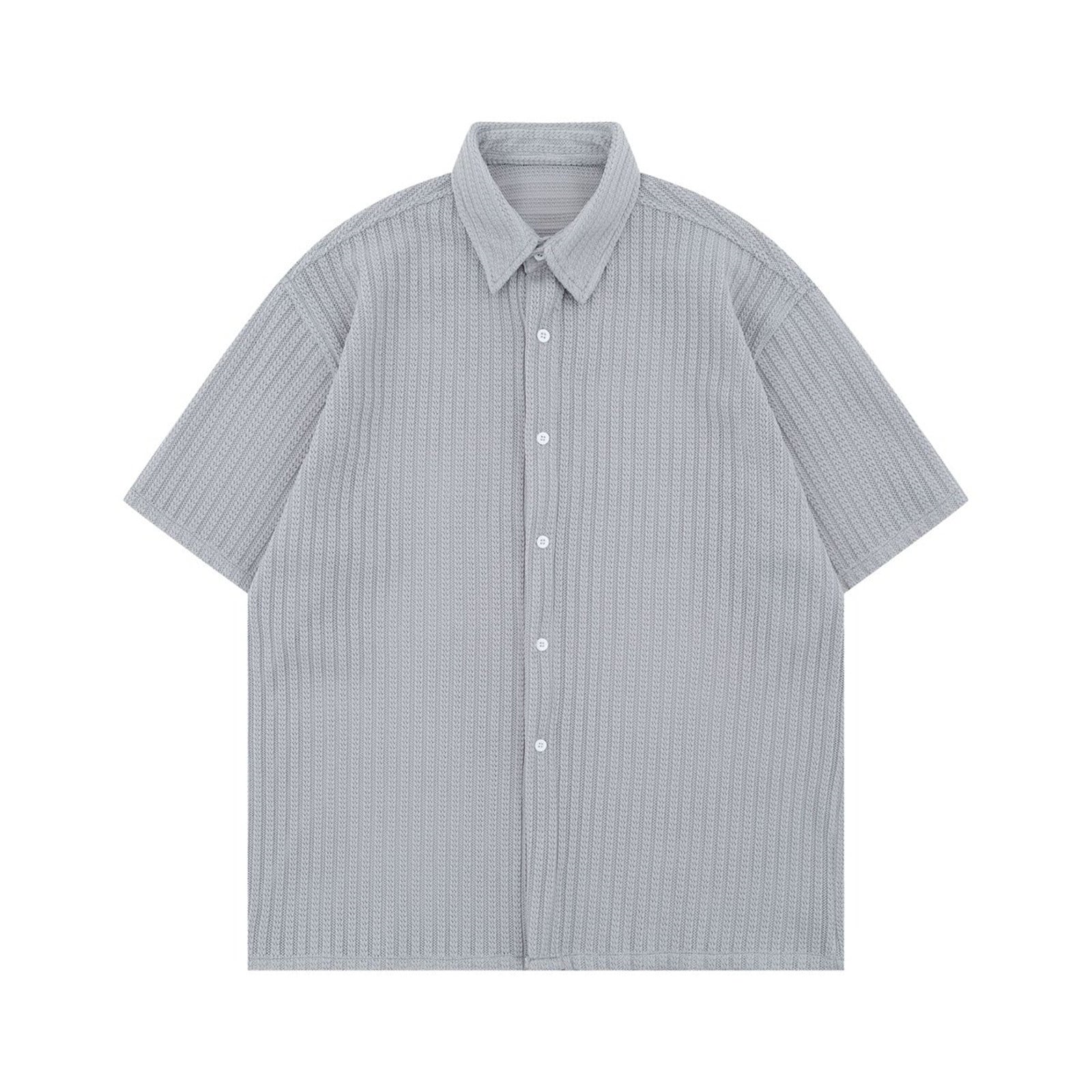 Striped Short Sleeve Shirt for Men