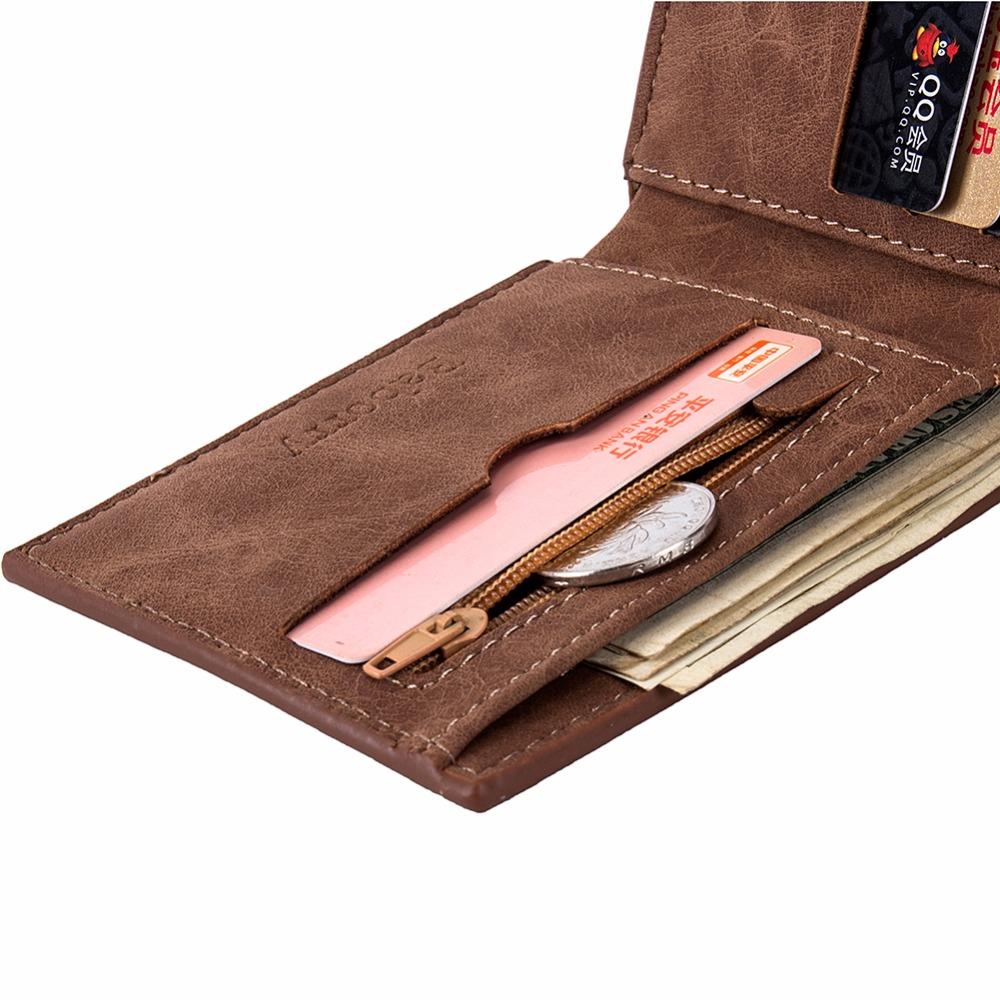 Men's Suede Leather Wallet