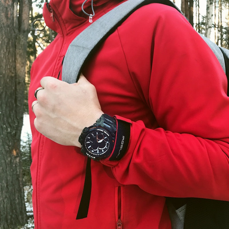 Men's LED Digital Military Sports Watches - Waterproof - Camo