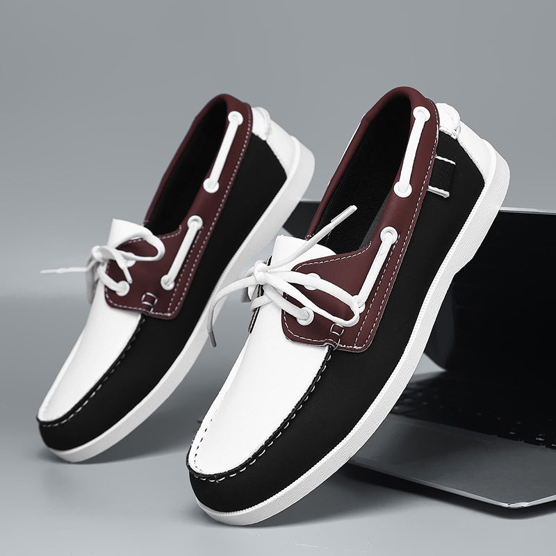 Casual Summer Men's Belted Style Boat Shoes Loafer Breathable Leisure