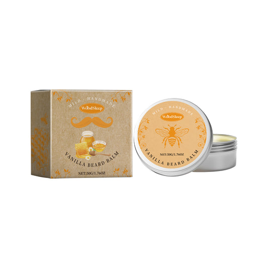 Men's Nourishing Beeswax Beard Balm - Vanilla Scented
