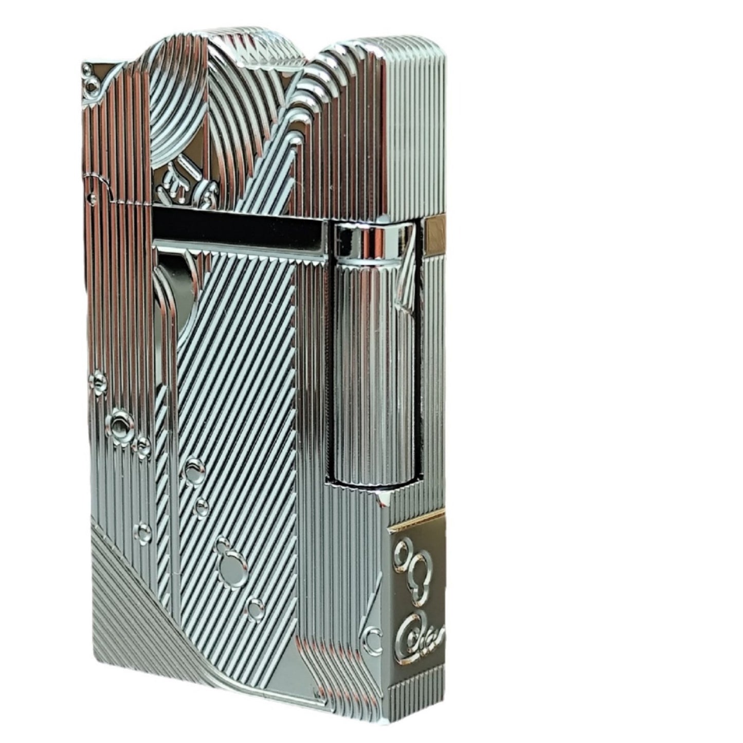 Ornate Pattern Vintage Metal Kerosene Lighter