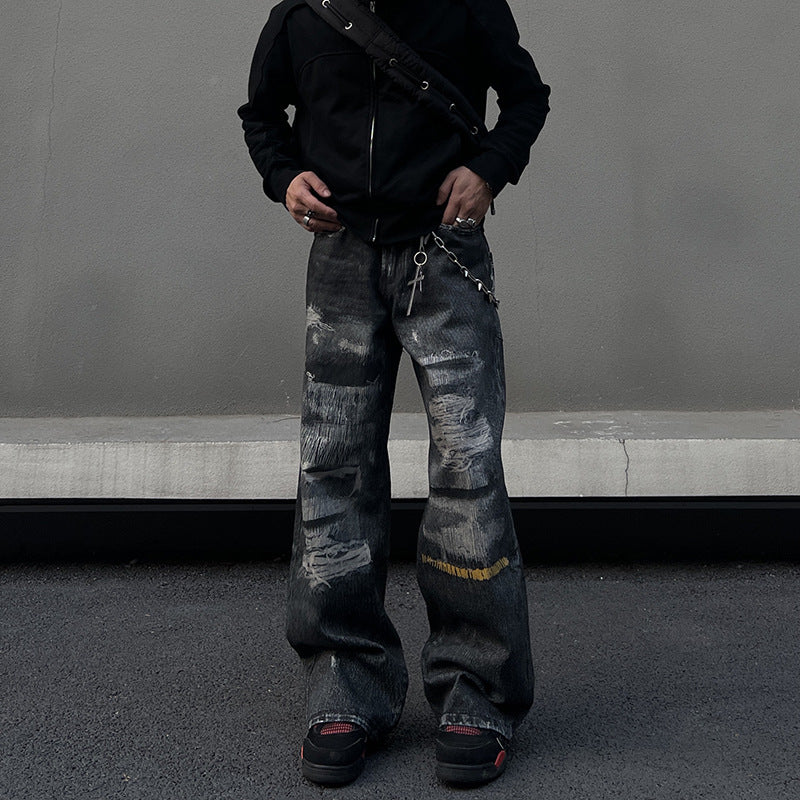 Washed Denim Jeans - Unisex