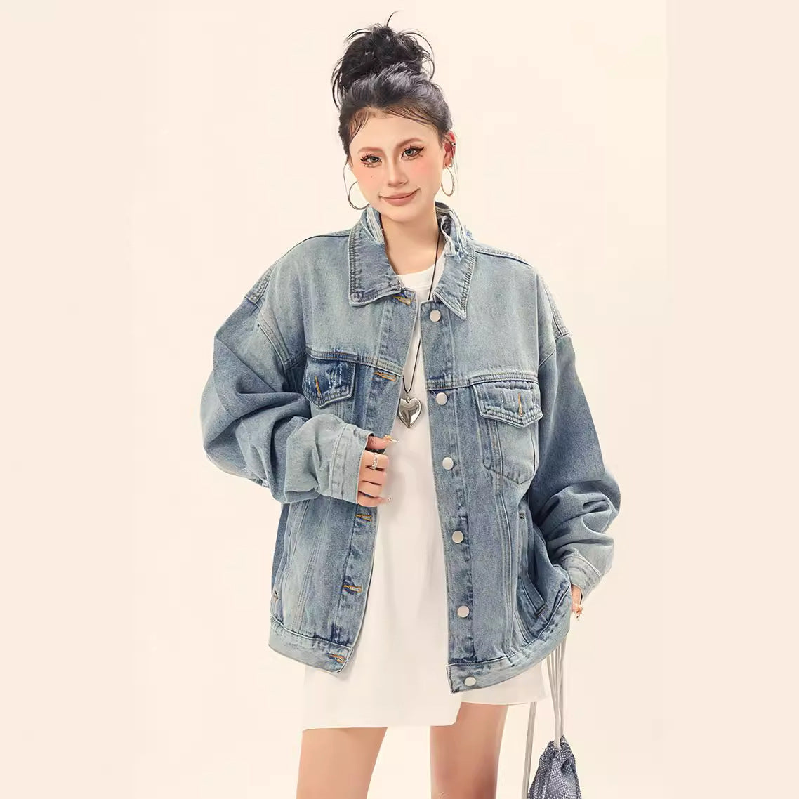 Vintage Washed Japanese Denim Jacket - Unmatched Durability and Style