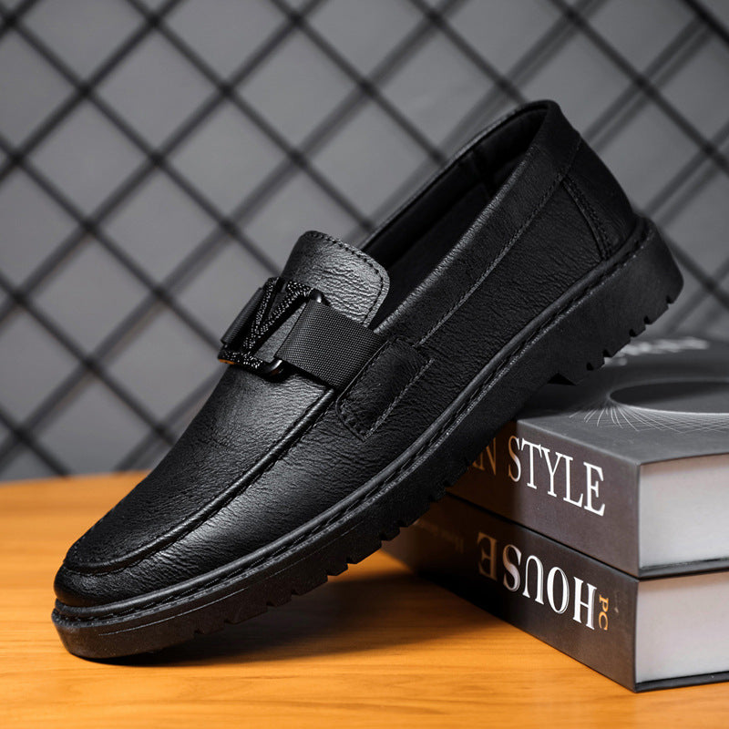 Men's Loafers - Versatile Casual Business Formal Leather Shoes