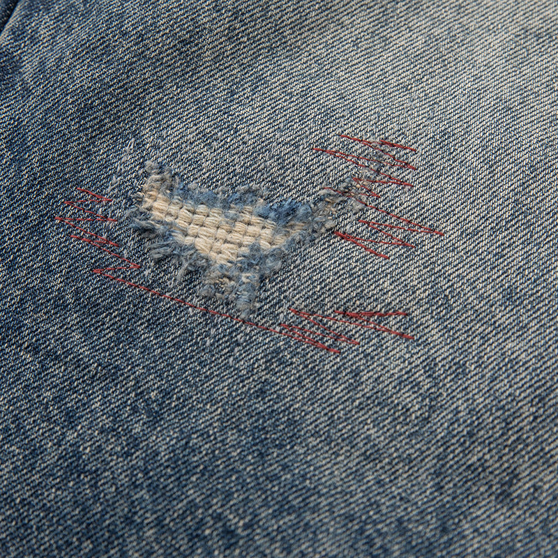 Men's Straight Leg Streetwear Casual Jeans